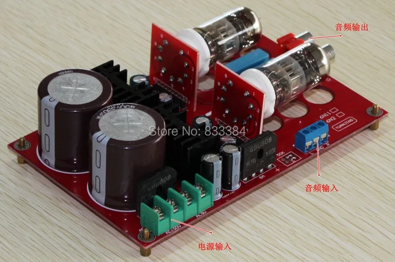 

Free shipping Pre - AMP Peramplifier included 2pcs Tube 6N11