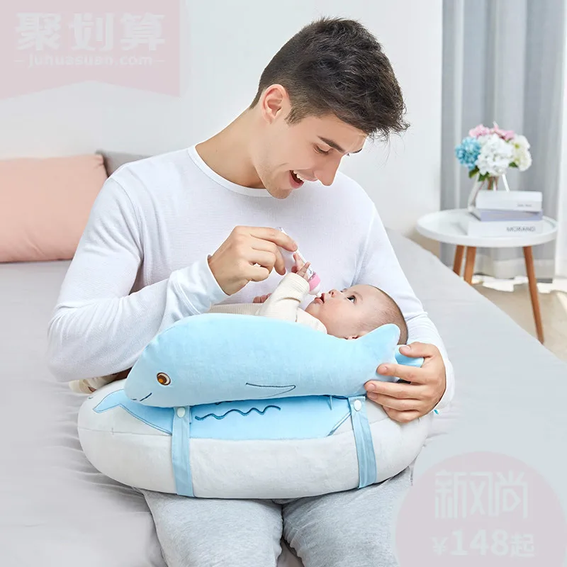 

Four Seasons Maternity Breastfeeding Baby Nursing Pillows Anti-choke Milk Cushion Cuddle U-Shaped Feeding Waist Cushion Newborn