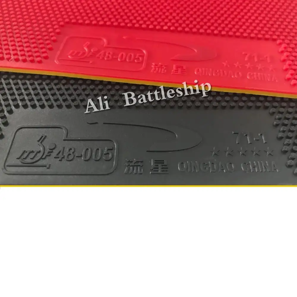 نيزك LiuXing 71-1 71-2 نصف طويل النقاط خارج تنس طاولة المطاط بينغ بونغ الإسفنج في تنس طاولة مضرب مجداف الخفافيش