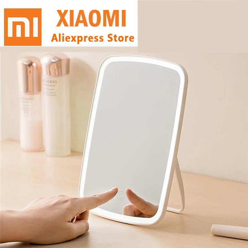 

Original xiaomi Mijia Intelligent portable makeup mirror desktop led light portable folding light mirror dormitory desktop