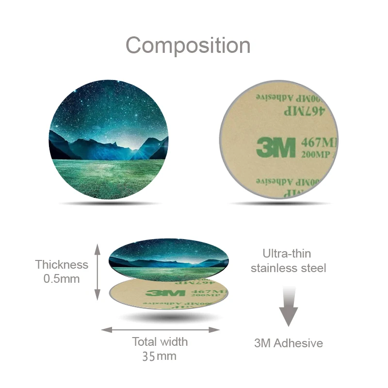 DIY-Metal-Plate-disk-iron-sheet-Paste-On-smartphone-For-Magnetic-Car-Phone-holders-Support-Car (2)