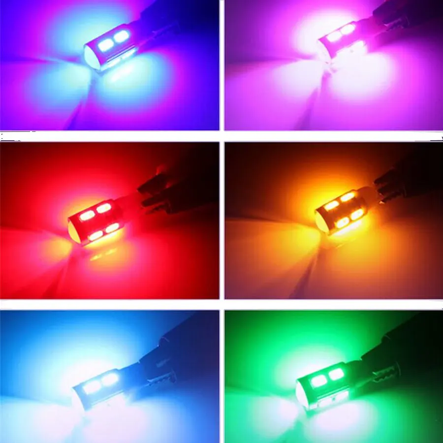 1 шт. светодиодный автомобильная светодиодная лампа T10 194 W5W 10 SMD 5730|signal lamp|light brakebrake