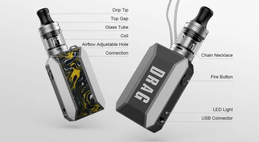 VooPoo Drag Baby Trio 1500mAh Kit-9