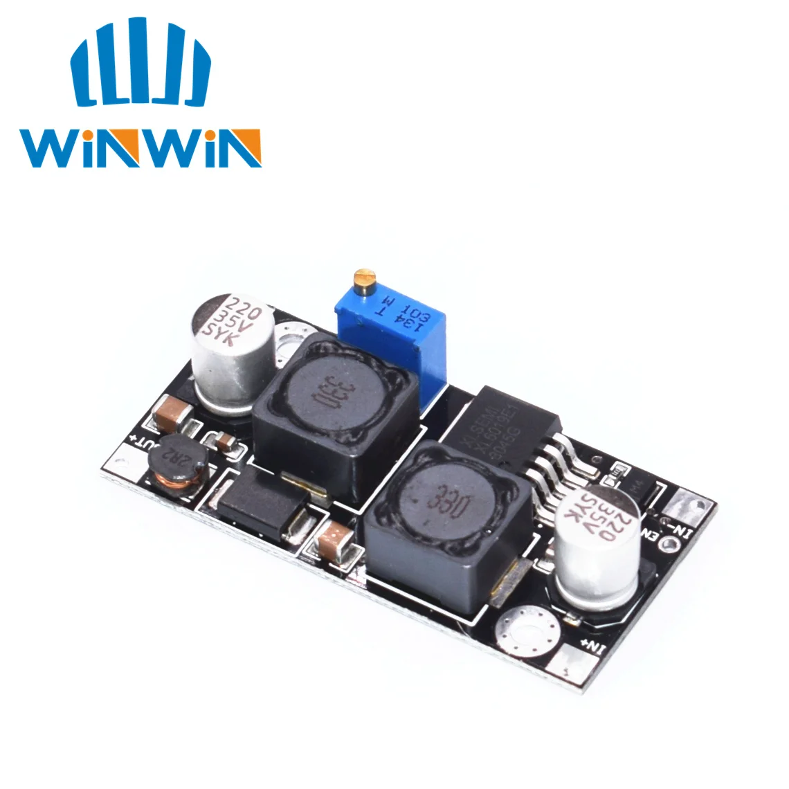 

B42 XL6019 (XL6009 upgrade) Automatic step-up step-down Dc-Dc Adjustable Converter Power Supply Module 20W 5-32V to 1.3-35V