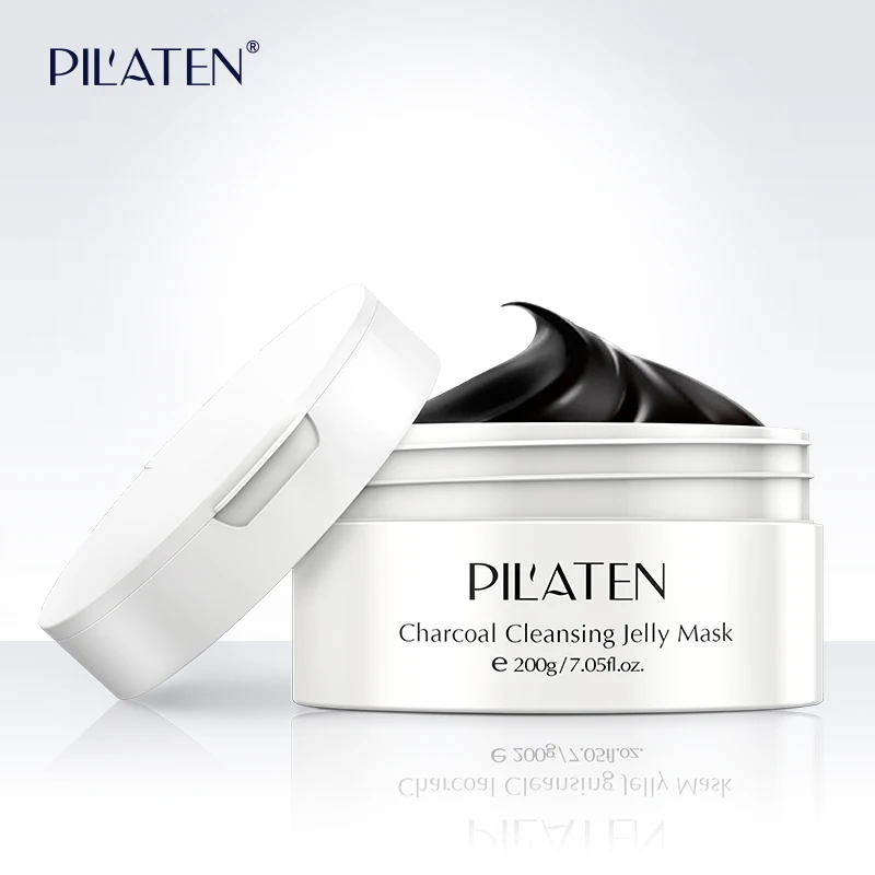 PILATEN Yeast Bamboo Charcoal Jelly Mask Face Cleasing Remove Blackhead Skin Care Ice Feeling
