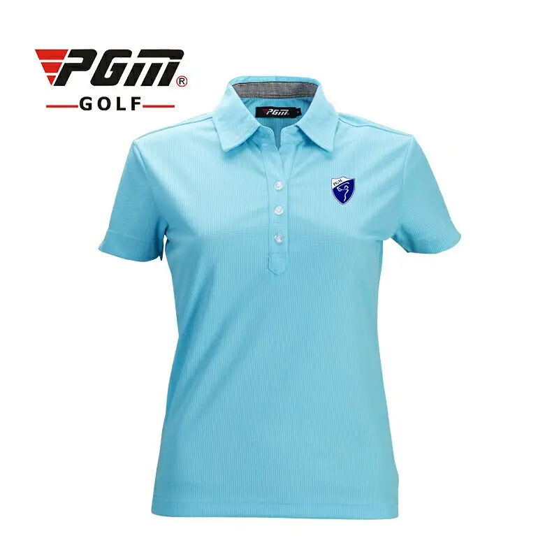 Ограниченная серия Golfe Pgm Женская одежда для гольфа футболка спортивная форма насосный светильник Материал и удобная игла ремесло