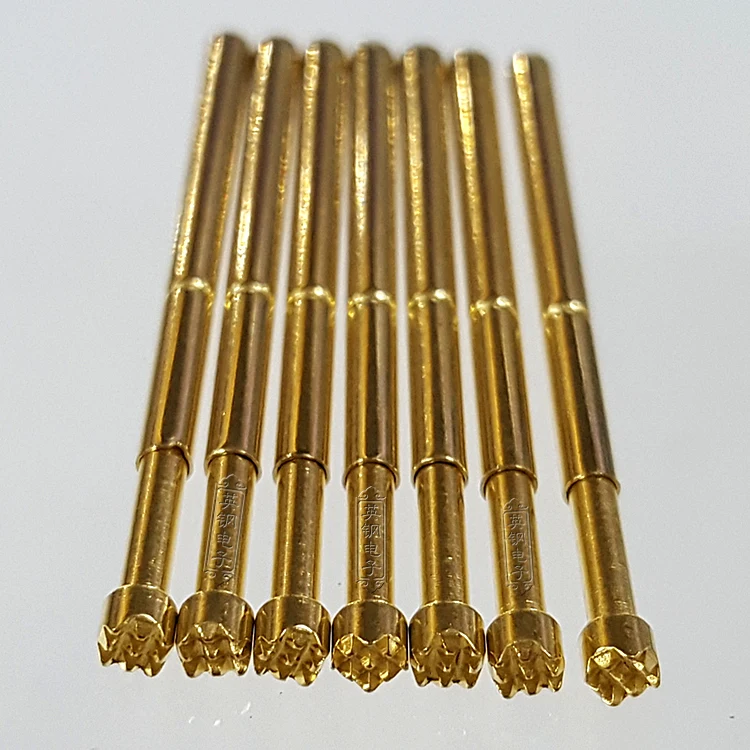 

Spring Probe PA125-H Plum Probe Plum Nine Tooth Thimble Nine Claw Test Needle Gold Plated Probe