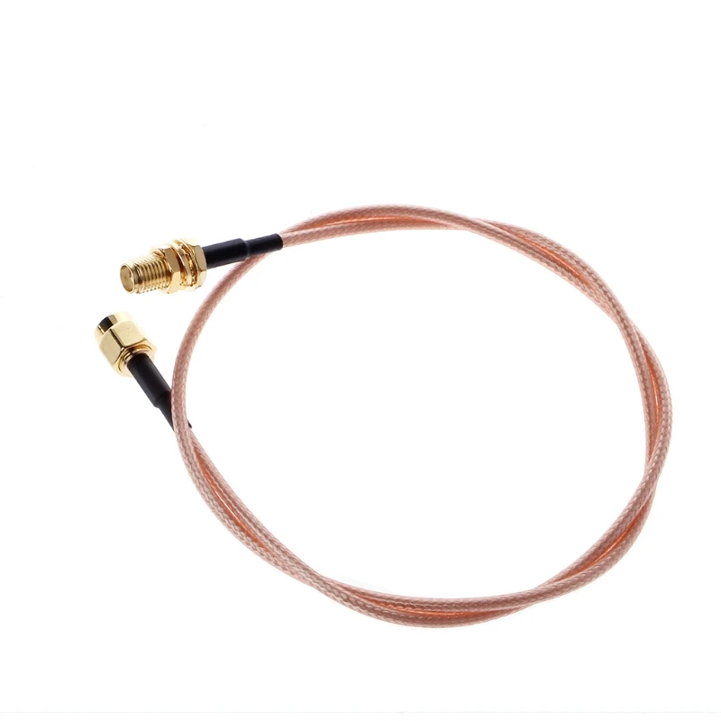 

50cm RG316 Cable SMA Male Plug To SMA Female Jack Jumper Pigtail 20" FPV Wire Connector