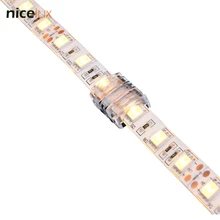 10 шт. 2 Pin быстрый разъем для SMD 10 мм Водонепроницаемый IP65 светодиодный лента светильник 5050 5630 разъем тест-полоски для ленты соединения