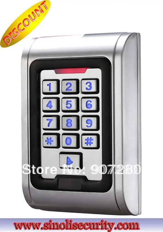 

Wholesale Waterproof Metal Shell Access Control Keypad/EM card support
