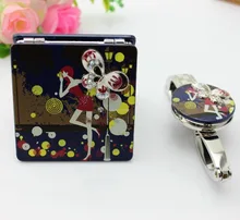 Fashion Women Gifts Travel Gift Wedding Gift Set Mirror Handbag Hook Purse Free Shipping