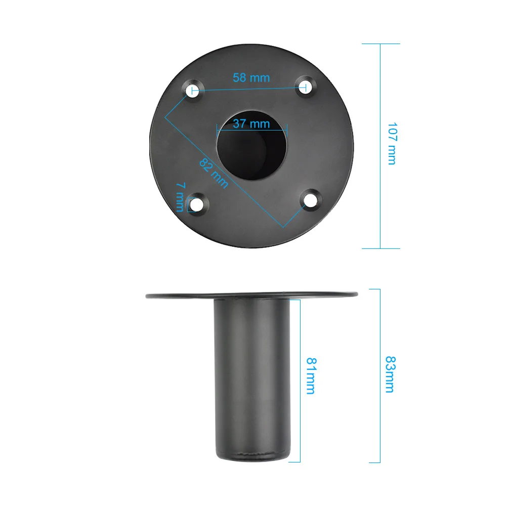 AIYIMA 2 шт. профессиональная стойка для динамика металлическая железная нижняя часть сиденья для сцены Звуковая подставка Монтажный держатель лоток База для ниже 1" динамик