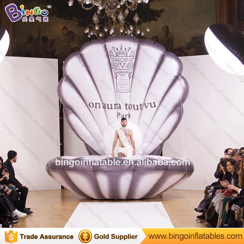 High quality 4 meters dia giant inflatable shell customized digital