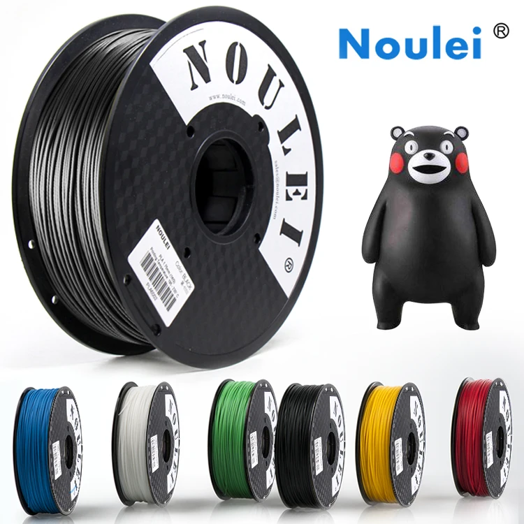 Najtaniej Noulei 3D Filament drukarki 1KG 1.75mm kolorowe wysokiej jakości plastik 3D materiały do drukowania filamentów w wielu kolorach