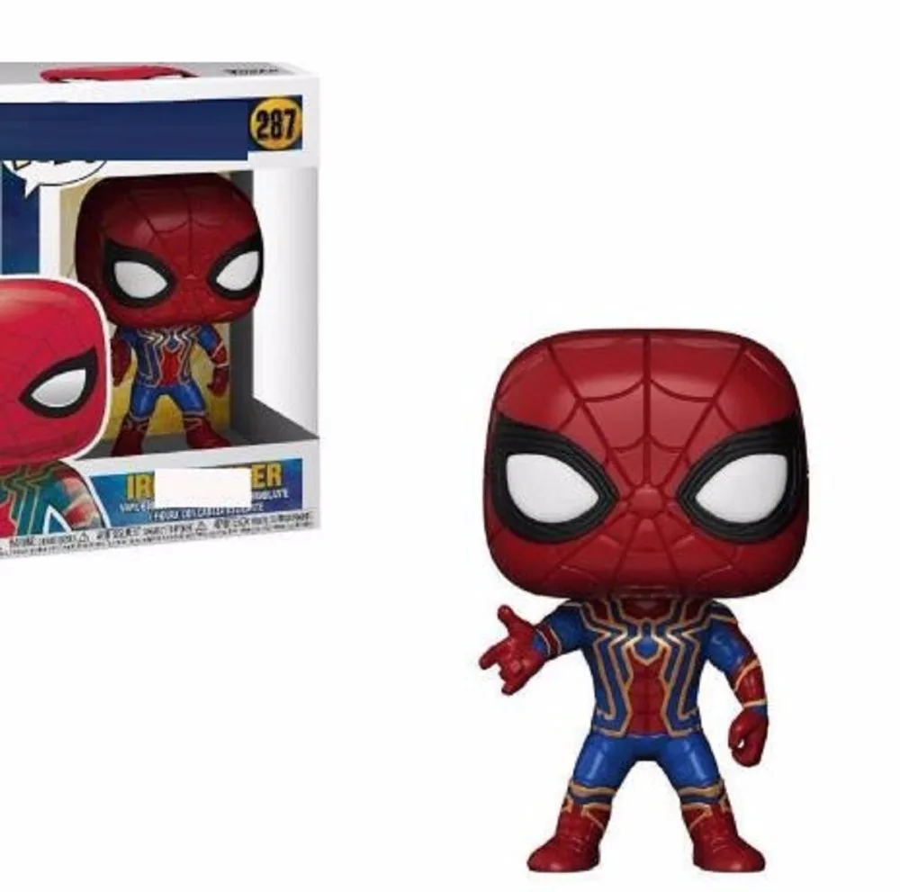 

POP Marvel Avengers 3: Infinity War Iron Spider Man PVC Action Figure Dolls Collection Model Toys Children Birthday Gifts