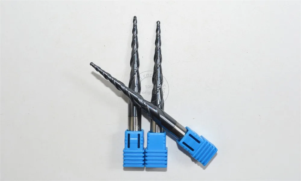 shipping-2PCS R1* D8* 47* 85L* 2F HRC55 вольфрамовые прочные, покрытые карбоном конические Шаровые концевые мельницы штырь и конус концевые фрезы