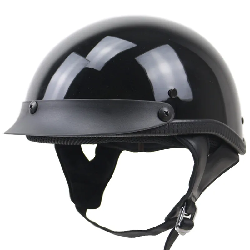 

Free Shipping Chopper Style Bike Motorcycle Helmet DOT approved half face headgears
