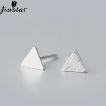 Yiustar маленькие треугольные серьги-гвоздики геометрические ювелирные изделия простые сверкающие серьги для женщин трендовые Druzy Oorknopjes