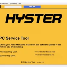 Hyster инструмент для обслуживания ПК v4.93(с лицензией уровня 0-4) для Mult PCs