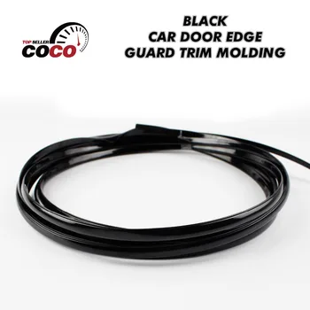 

65ft 2000cm High Quality Black 5x8mm U Style Air Vent Grille Outlet Switch Rim Moulding Trim Decoration Strip Car Protector