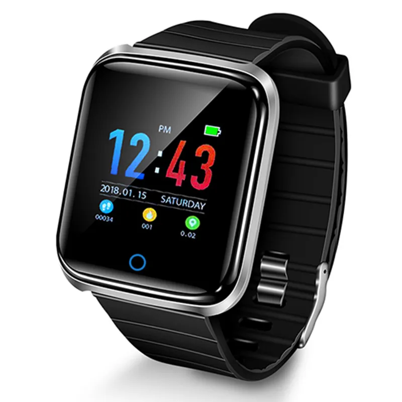 

D28 Smart Watch Men IP68 Waterproof Stopwatch Heart Rate Monitor Fitness Tracker blood pressure Sport Smartwatch PK honor band 4