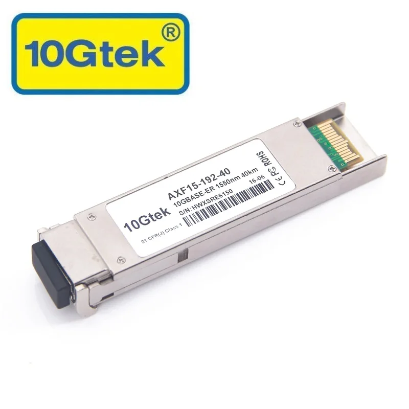

XFP-10G-ER40 EX-XFP-10GE-ER XFP10GER-192IR-L 10GBase-ER/-EW and OC-192/STM-64 IR-2 XFP Module for SMF 40KM