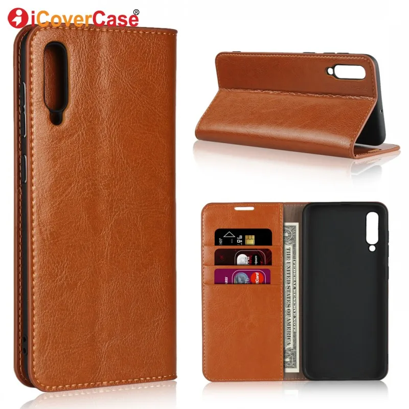

Phone Case for Samsung Galaxy A50 Case Cover Flip Luxury Genuine Leather Book Wallet for Samsung A50 Coque Funda Capa Accessory