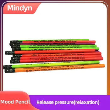 

6 pcs Color changing mood pencil heat activated color change relaxation tensing test