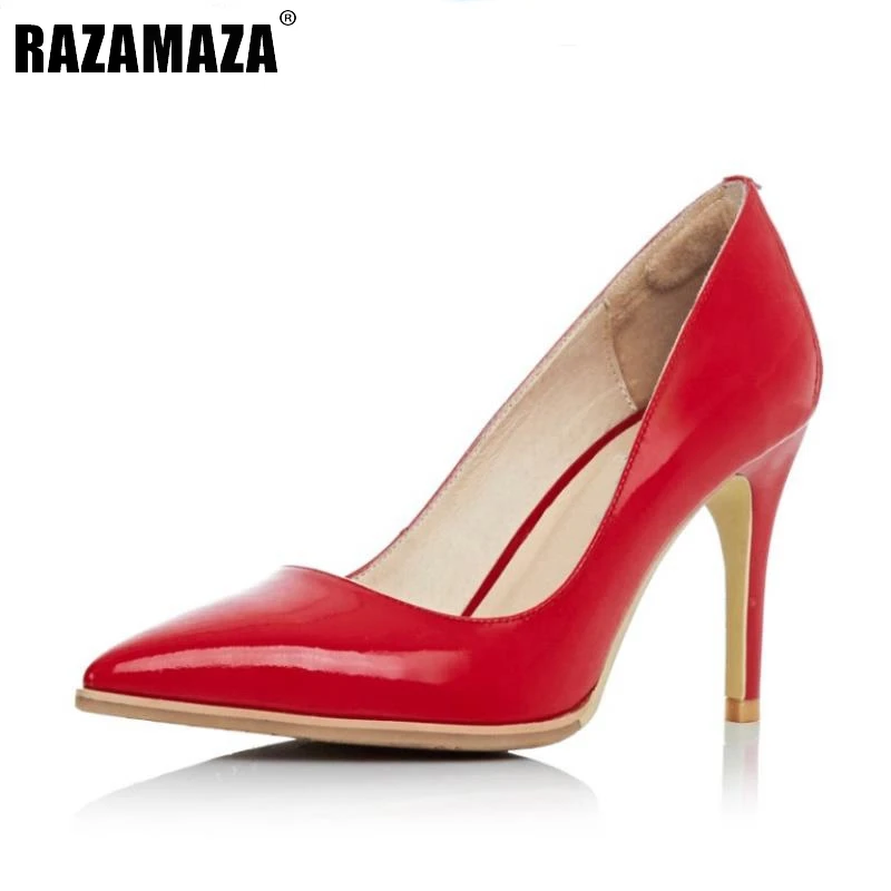 ladies patent genuine leather high heels shoes women for wedding party pumps sample women shoes classics - Free Sample Shoes ladies patent genuine leather high heels shoes women for wedding party pumps sample women shoes classics - Free Sample Shoes