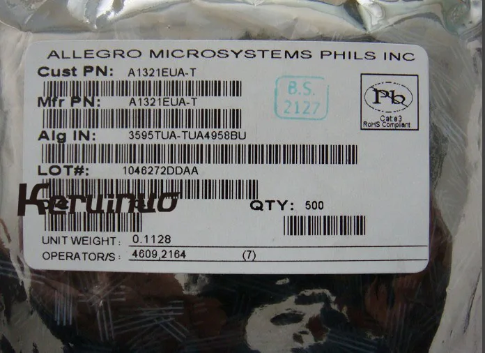 5PCS LOT A3515EUA A1321EUA LINEAR HALL EFFECT SENSOR SIP 3 A1321 NEW ORIGINAL