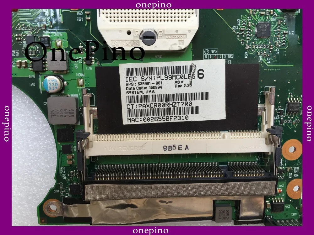538391-001 كمبيوتر محمول لوحة رئيسية لأجهزة HP كومباك 515 615 CQ515 CQ615 اللوحة 100% كامل اختبار موافق