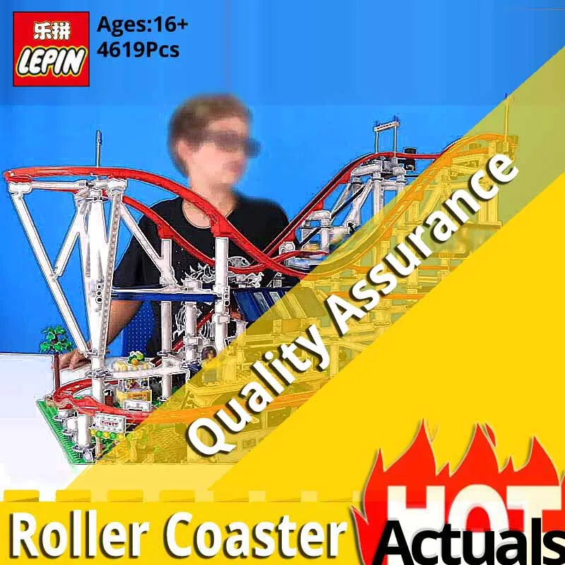 

SY1125 LepinINGs technic 15039 Roller Coaster Set Buidling Blocks Bricks creator expert Educational Toys Birthday christmas Gift