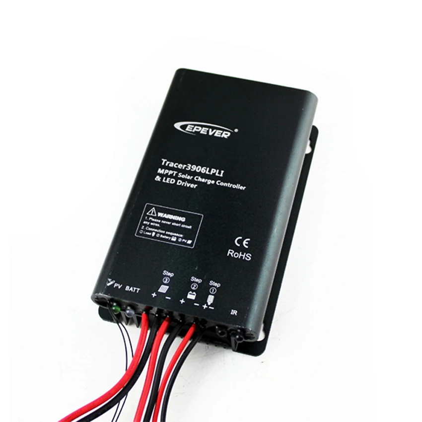

Tracer3906LPLI Lithium battery 15A MPPT Solar charge controller with Timer IP67 LED Driver programmed By Mobile APP function