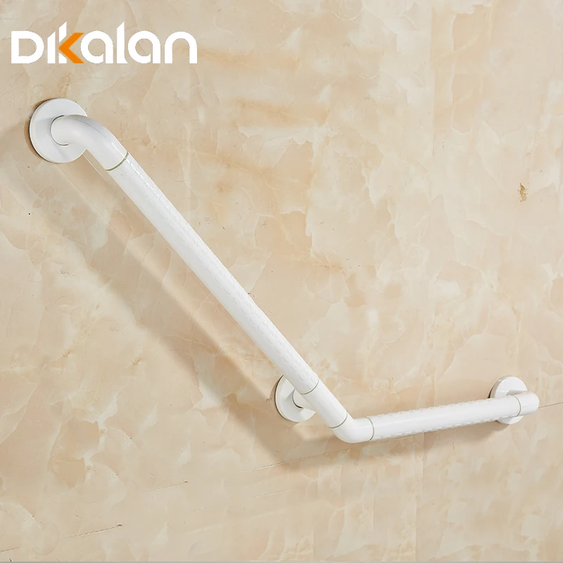 

Dikalan Bathroom 135 Degree Safety Handrail Stainless Steel Multi-Function Handrail Shower Grab Tub Bar Wall Mount Handle Grip
