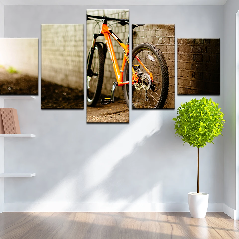 bicycle canvas wall art