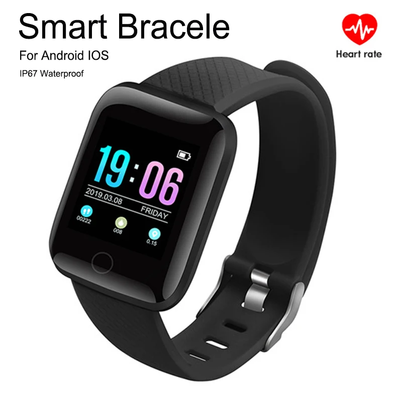 Fitness Tracker Smart Watch B59 Pedometer Health Sport Relogios Bluetooth Smart Watch Men Women for Android IOS Pk A6