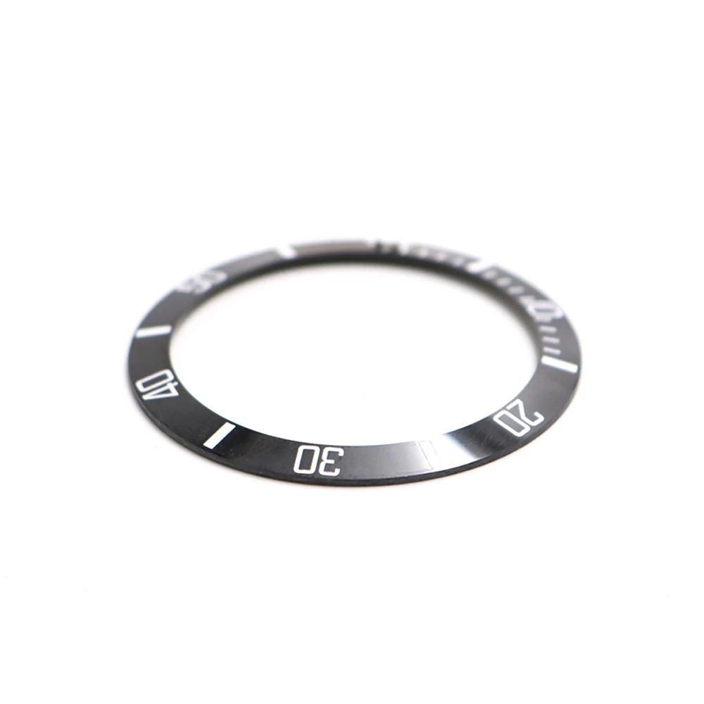 CARLYWET Replacement Black With White Writings Ceramic Bezel 38mm Insert made for Submariner GMT 40mm 116610 LN CARLYWET Replacement Black With White Writings Ceramic Bezel 38mm Insert made for Submariner GMT 40mm 116610 LN