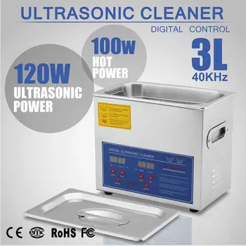 

Ultrasonic Cleaner 3L Large Commercial Ultrasonic Cleaner Stainless Steel Ultrasonic Cleaner With Heater And Digital Control