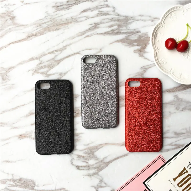 Luxury Bling Glitter Christmas Case for iPhone 7 7 Plus Cute Girly