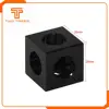 3D Printer Parts 2022 Aluminum Block Cube prism connector wheel regulator cube corner V-slot three way corner bracket corner ► Photo 2/6