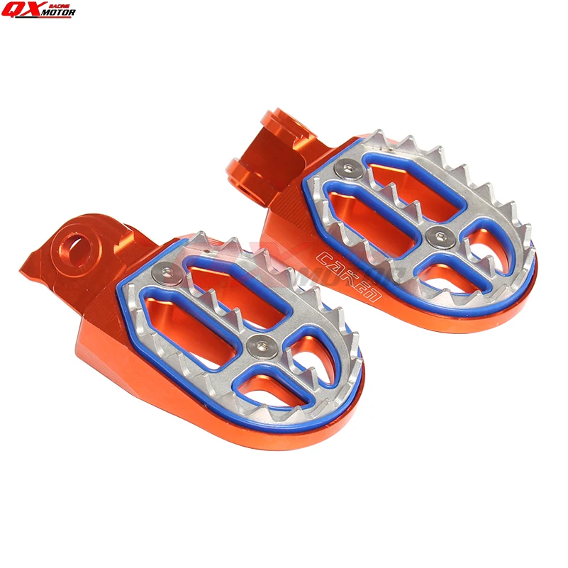 

CNC Billet MX Foot Pegs Rests Pedals For 65 85125 250 300 450 525 KTM EXC SX SXF XCF SMR Motorcycle Motocross Enduro Supermoto
