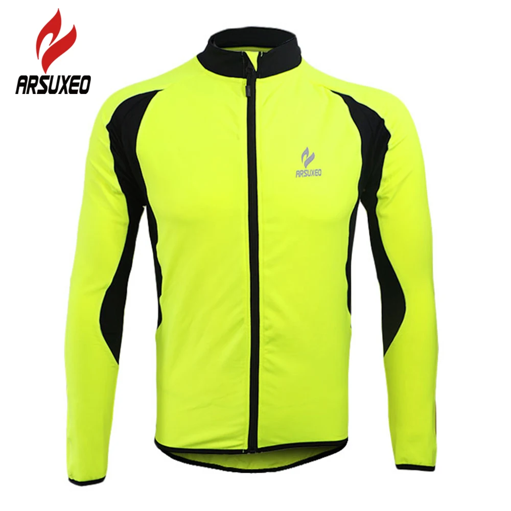 

2017 NEW ARSUXEO Man Outdoor Sports Cycling Jersey Spring Summer Bike Bicycle Long Sleeves MTB Clothing Shirts Wear Bike Jersey