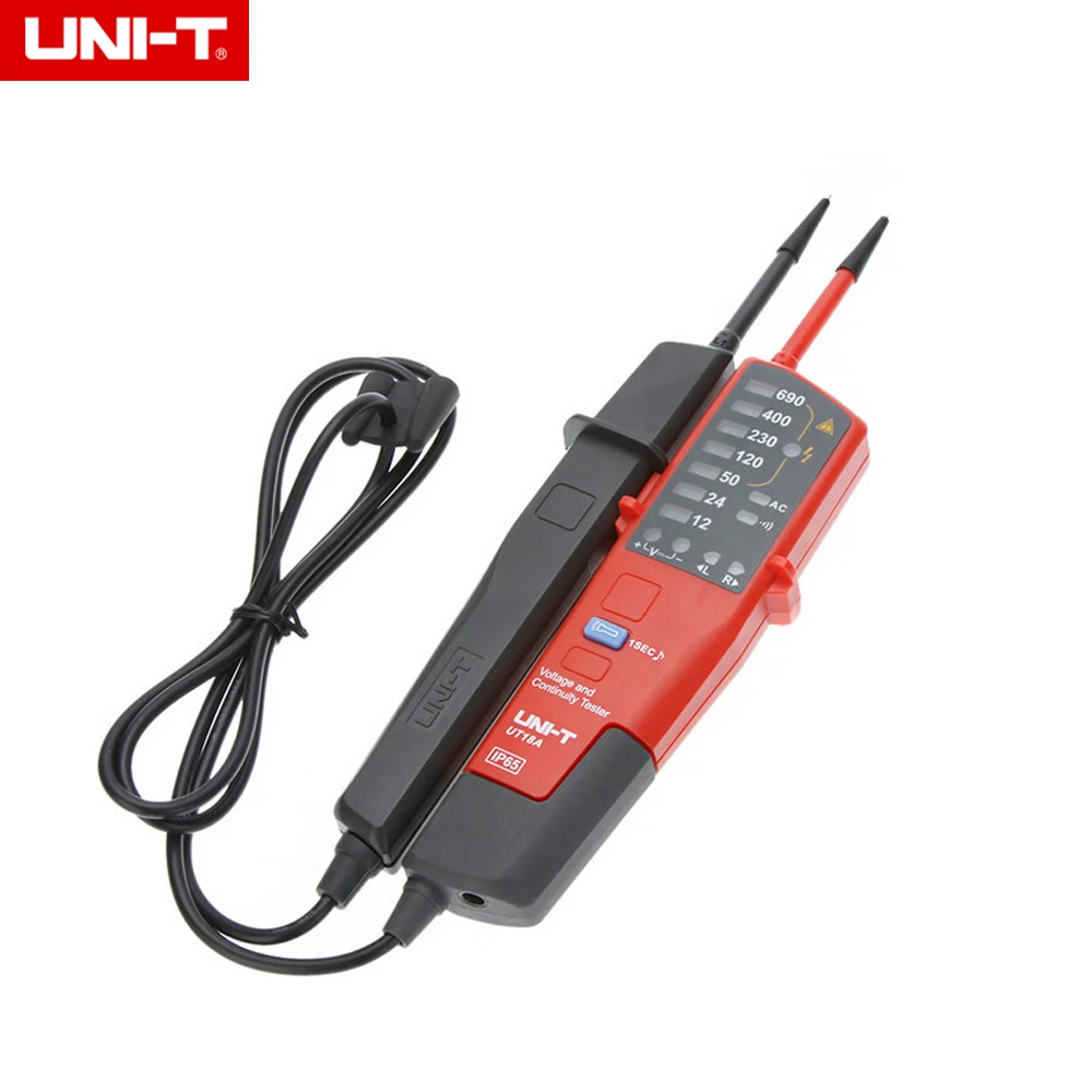 UNI T UT18A Waterproof Auto Range Voltage & Continuity Tester Pen 100