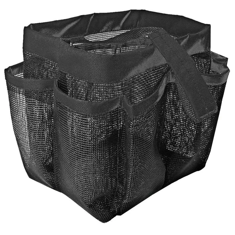 Mesh Shower Caddy, Quick Dry Shower Tote Bag Oxford Hanging Toiletry