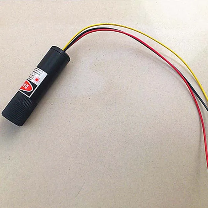 

TTL 2mw 405nm violet laser module with DC6V power adapter 1Hz-1000KHz 16x60mm