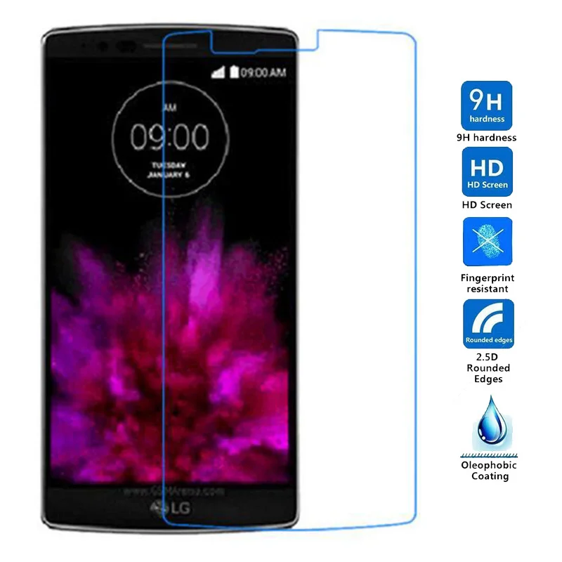 9H 2.5D Взрывозащищенная защитная пленка для телефона LG G flex 2 F510L закаленное стекло