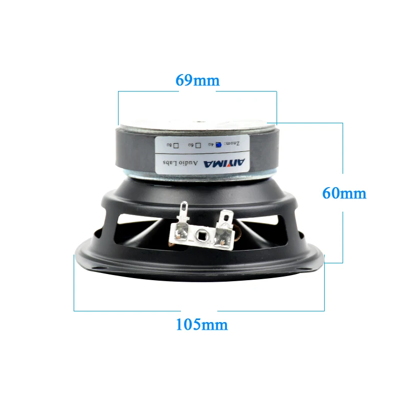 AIYIMA 1Pcs 4Inch Audio Portable Speaker 4Ohm 30W Midrange Bass External Magnetic Speaker Car Audio Home Speakers AIYIMA 1Pcs 4Inch Audio Portable Speaker 4Ohm 30W Midrange Bass External Magnetic Speaker Car Audio Home Speakers