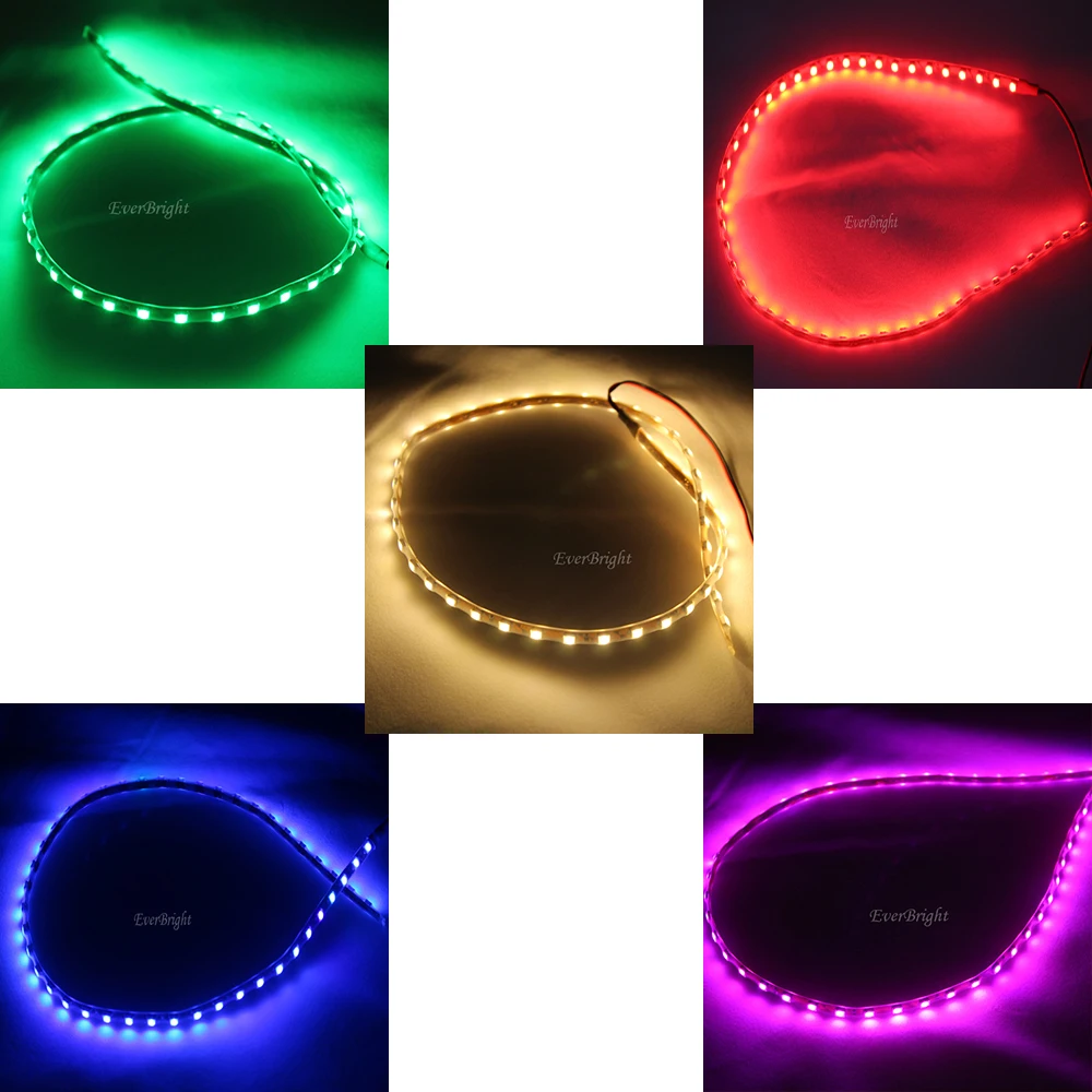 YM E яркий 100 шт. 45 светодиодный см 1210 SMD 12V тележка на колесах гибкий бровь полосы