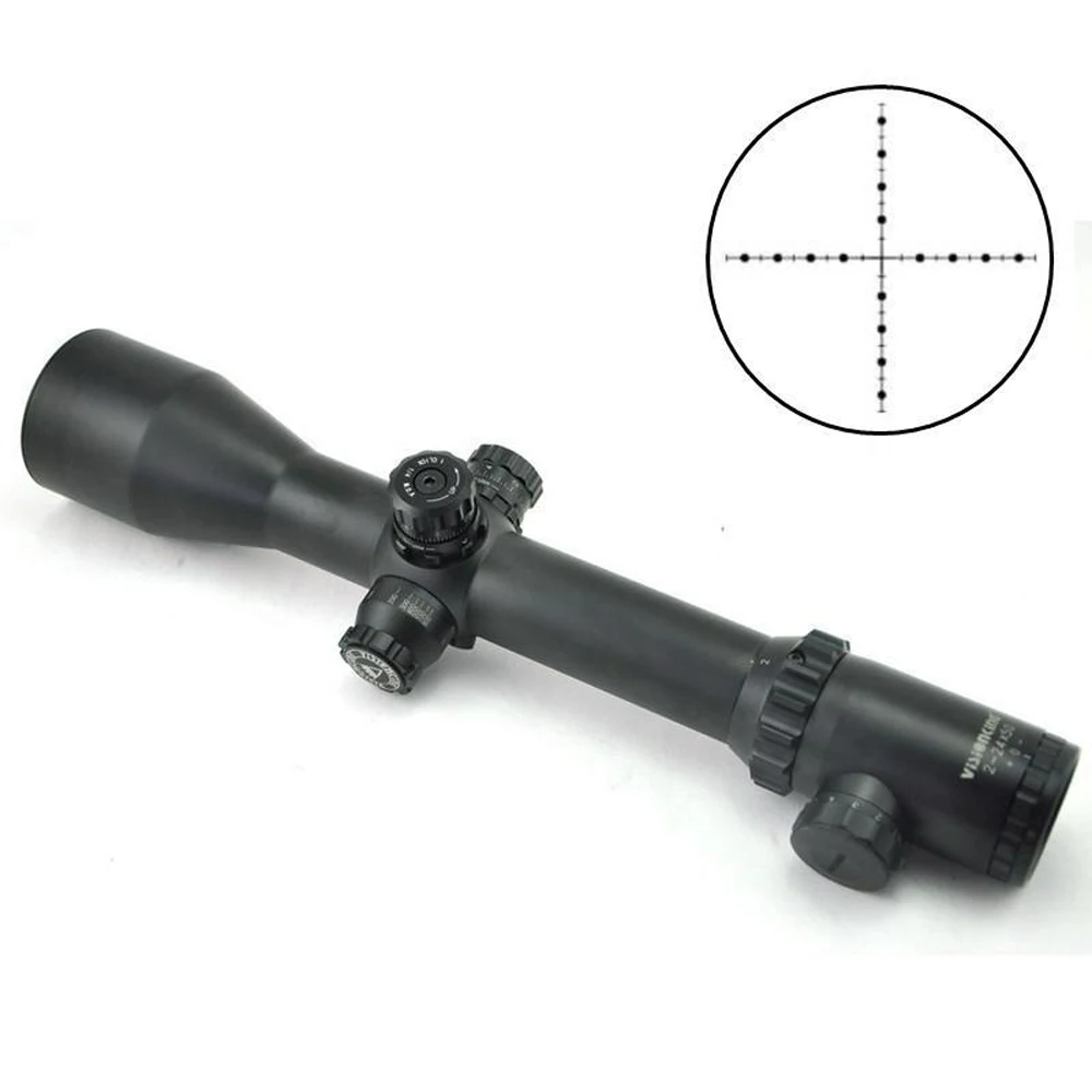 

Visionking 2-24x50 First Focal Plane FFP Riflescope Mil-dot Hunting Tactical Rifle Scopes 35mm Shockproof Waterproof Scopes