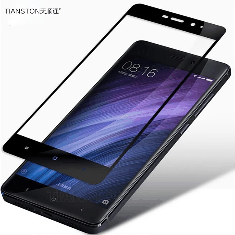 

TIANSTON Tempered Glass for Xiaomi Redmi 4 Note 4X 5S 5A M6 Screen Protector 3D 9H Full Cover Protective Film for Redmi Note 4X
